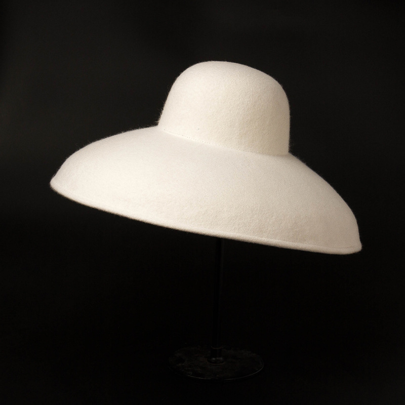 Classical Big Wide Brim Wool F - Fedora Hat Wool reseña y precio