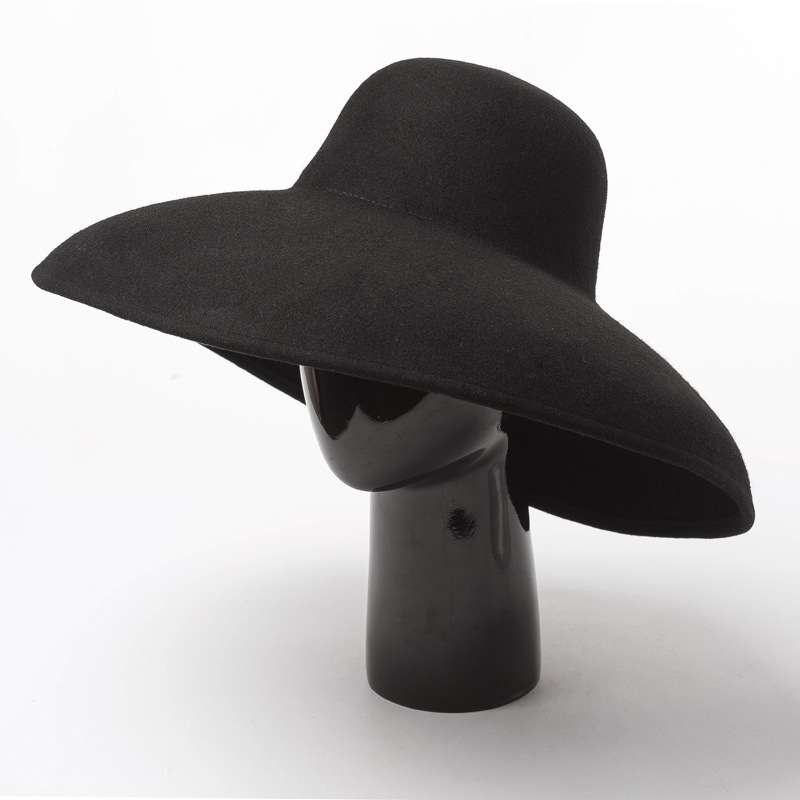 Classical Big Wide Brim Wool F - Fedora Hat Wool reseña y precio
