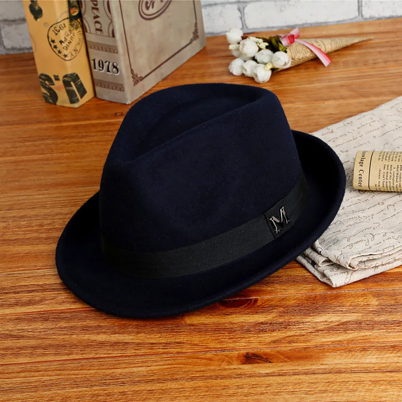 2025 Men Winter Thick Warm Fel - Fedora Hat Wool reseña y precio