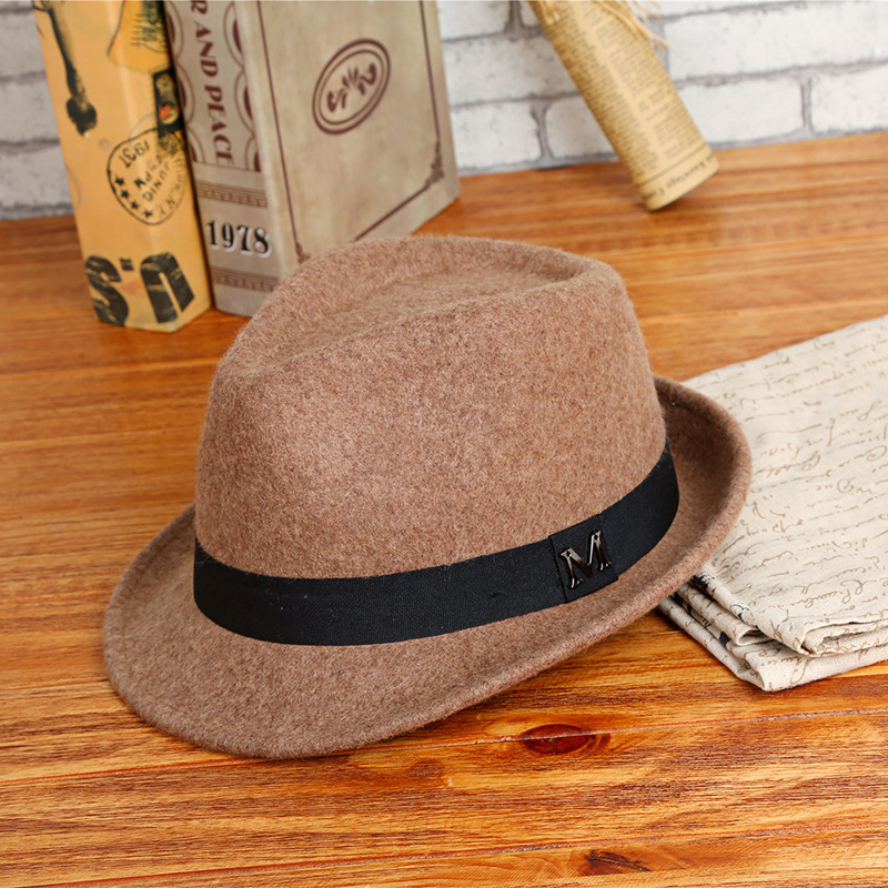 2025 Men Winter Thick Warm Fel - Fedora Hat Wool reseña y precio