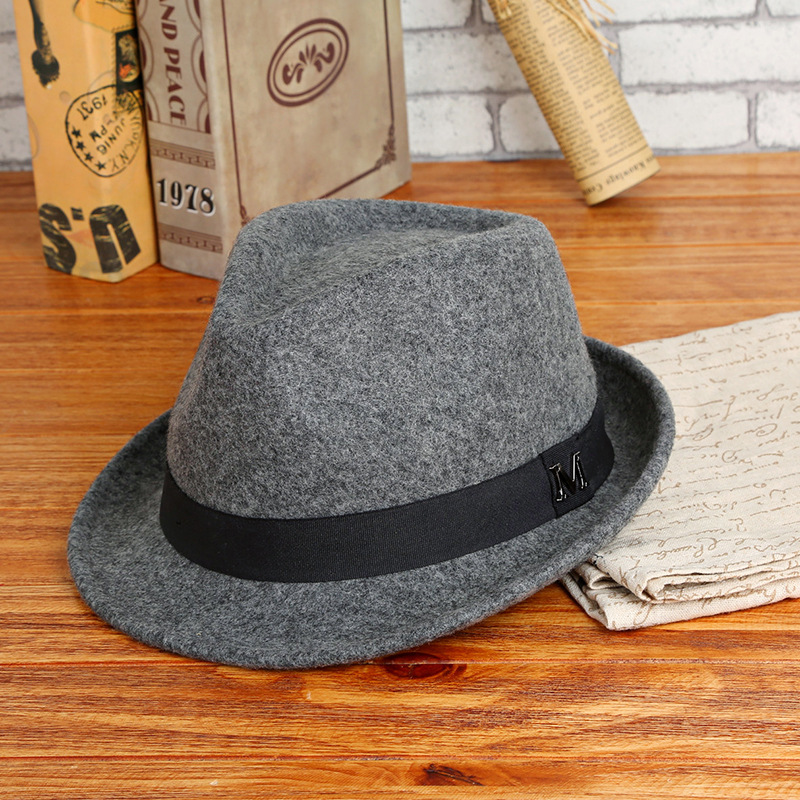 2025 Men Winter Thick Warm Fel - Fedora Hat Wool reseña y precio