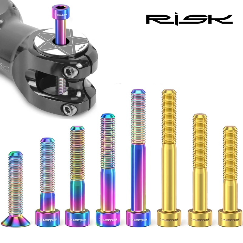 RISK Bike Titanium Bolt Screw  - Snapback Hat Flat reseña y precio