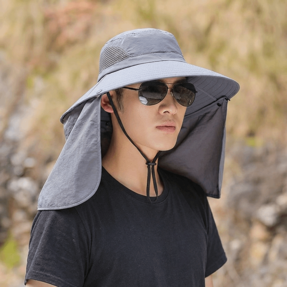 Fashion Cloth Men Sun Hat Big  - Bucket Hat Cotton reseña y precio