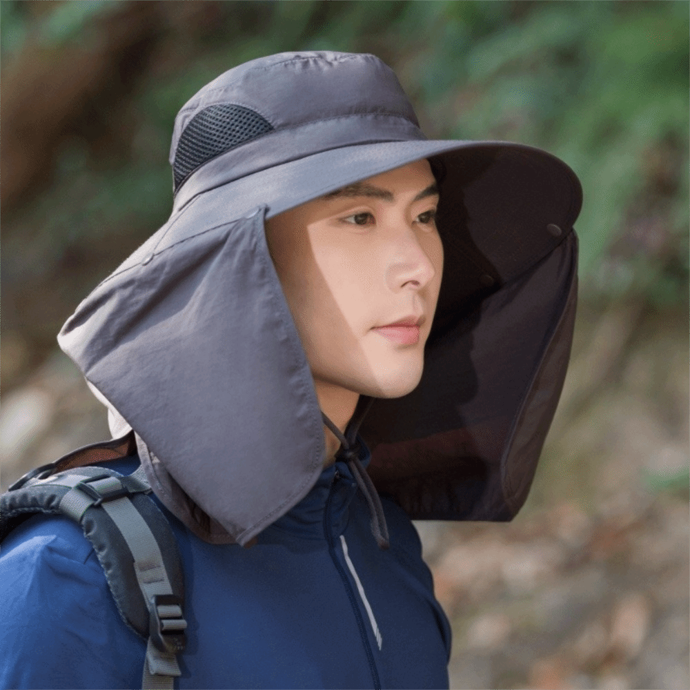 Fashion Cloth Men Sun Hat Big  - Bucket Hat Cotton reseña y precio