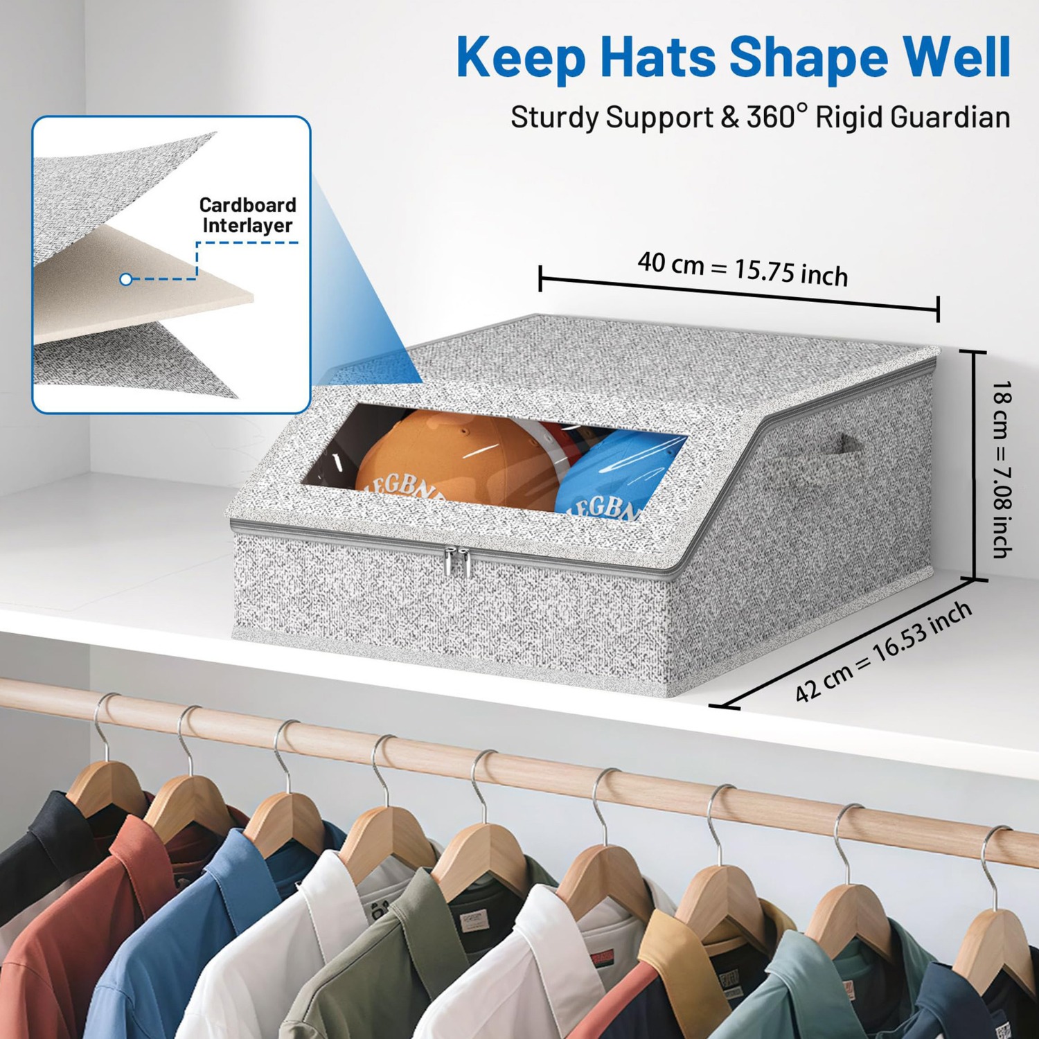 Large Capacity Double Row Hat  - Baseball Cap Structured reseña y precio