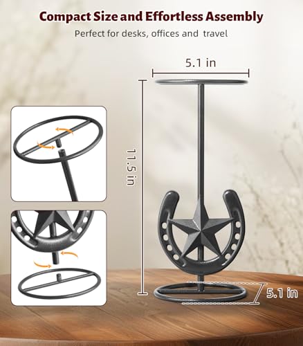 Western Horseshoe Star Hat Sta - Cowboy Hat Straw reseña y precio