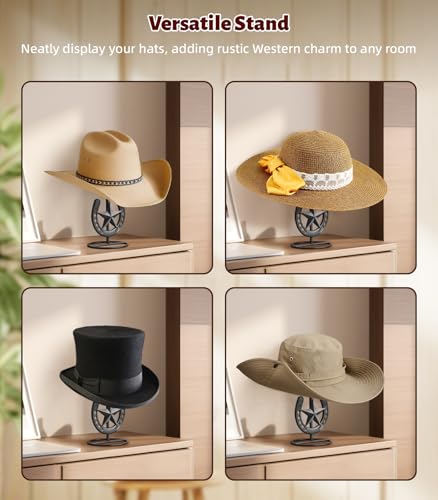 Western Horseshoe Star Hat Sta - Cowboy Hat Straw reseña y precio
