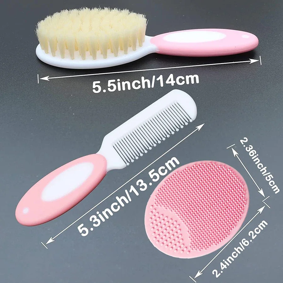 Baby Hair Brush Set for Newbor - Swim Hat Silicone reseña y precio