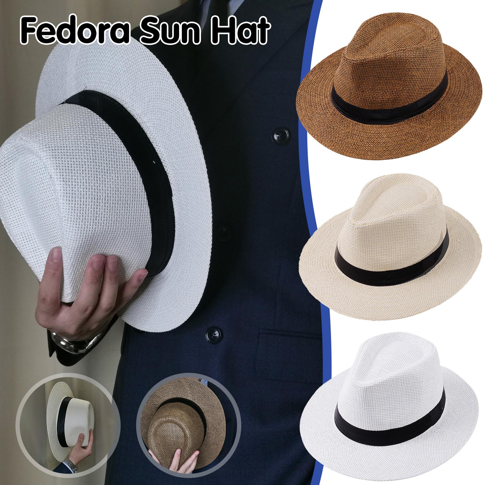 Men Summer Panama Straw Hat Na - Cowboy Hat Straw reseña y precio