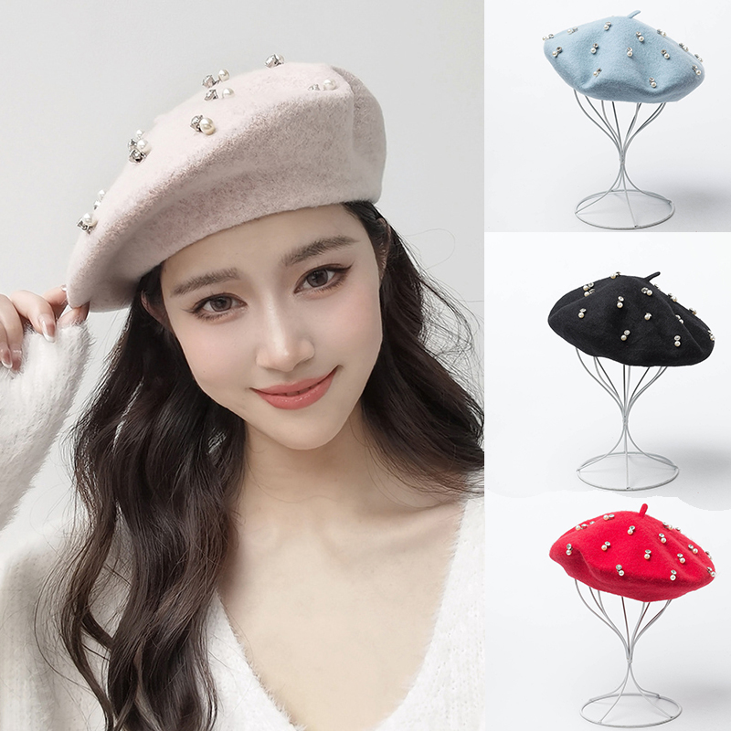 Trendy Winter Wool Beret Pearl - Beret French Wool reseña y precio