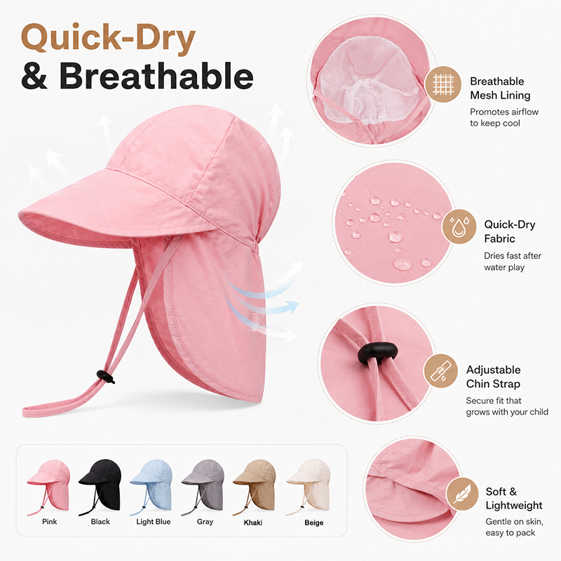 Quick Dry Baby Hats Summer Thi - Running Cap Lightweight reseña y precio
