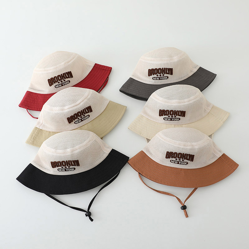 Letter Embroidered Baby Sun Ha - Bucket Hat Cotton reseña y precio