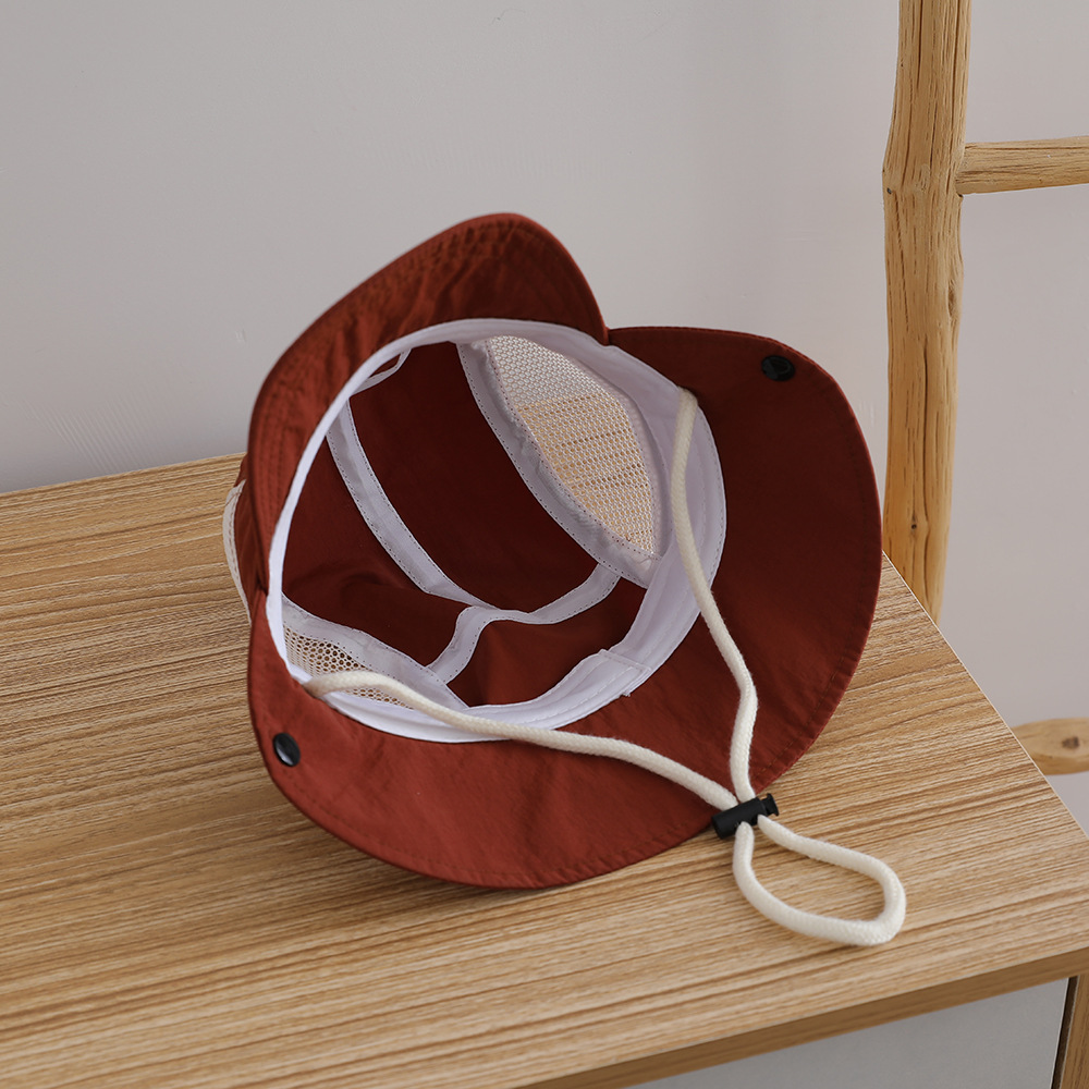 Letter Embroidered Baby Sun Ha - Bucket Hat Cotton reseña y precio