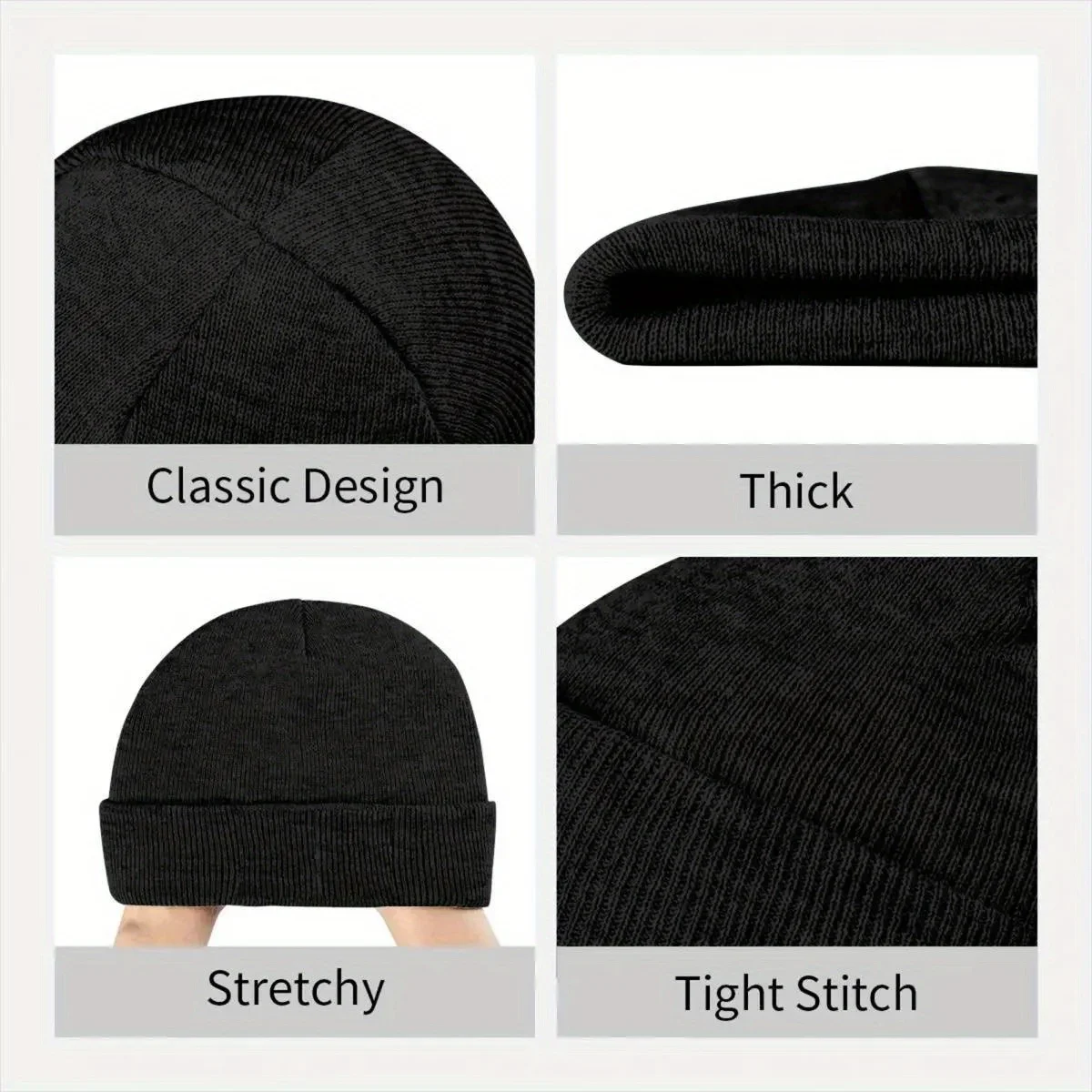 2026 New Unisex Rib Knit Cuffe - Beanie Cuffed Knit reseña y precio