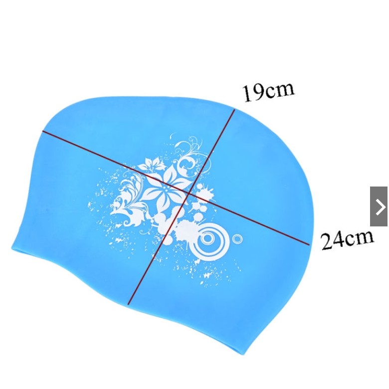 Silicone Swimming Cap for Long - Swim Hat Silicone reseña y precio