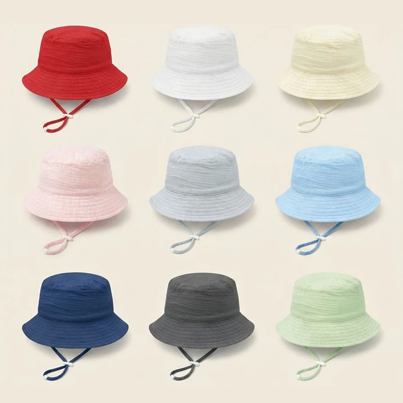 Muslin Baby Summer Hat Adjusta - Bucket Hat Cotton reseña y precio