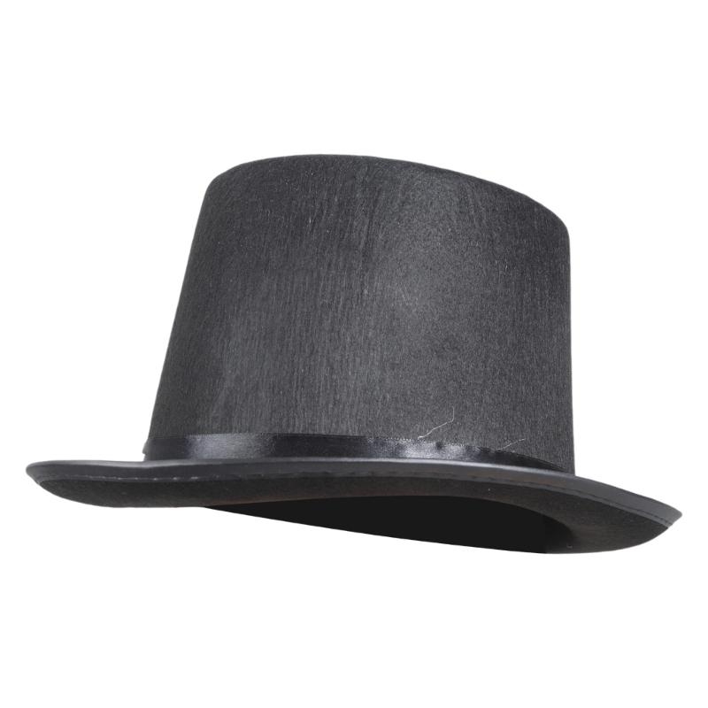 Retro Top Hat Magician Costume - Fedora Hat Wool reseña y precio
