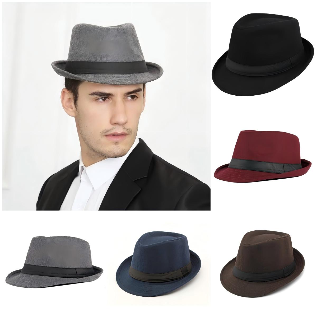 Hat for Men New Autumn Winter  - Fedora Hat Wool reseña y precio