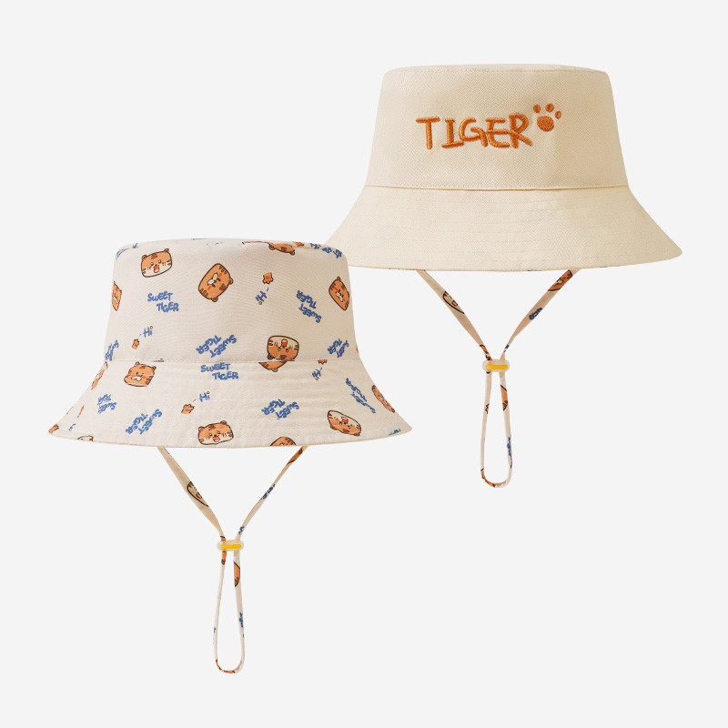 Letter Embroidered Baby Bucket - Bucket Hat Cotton reseña y precio