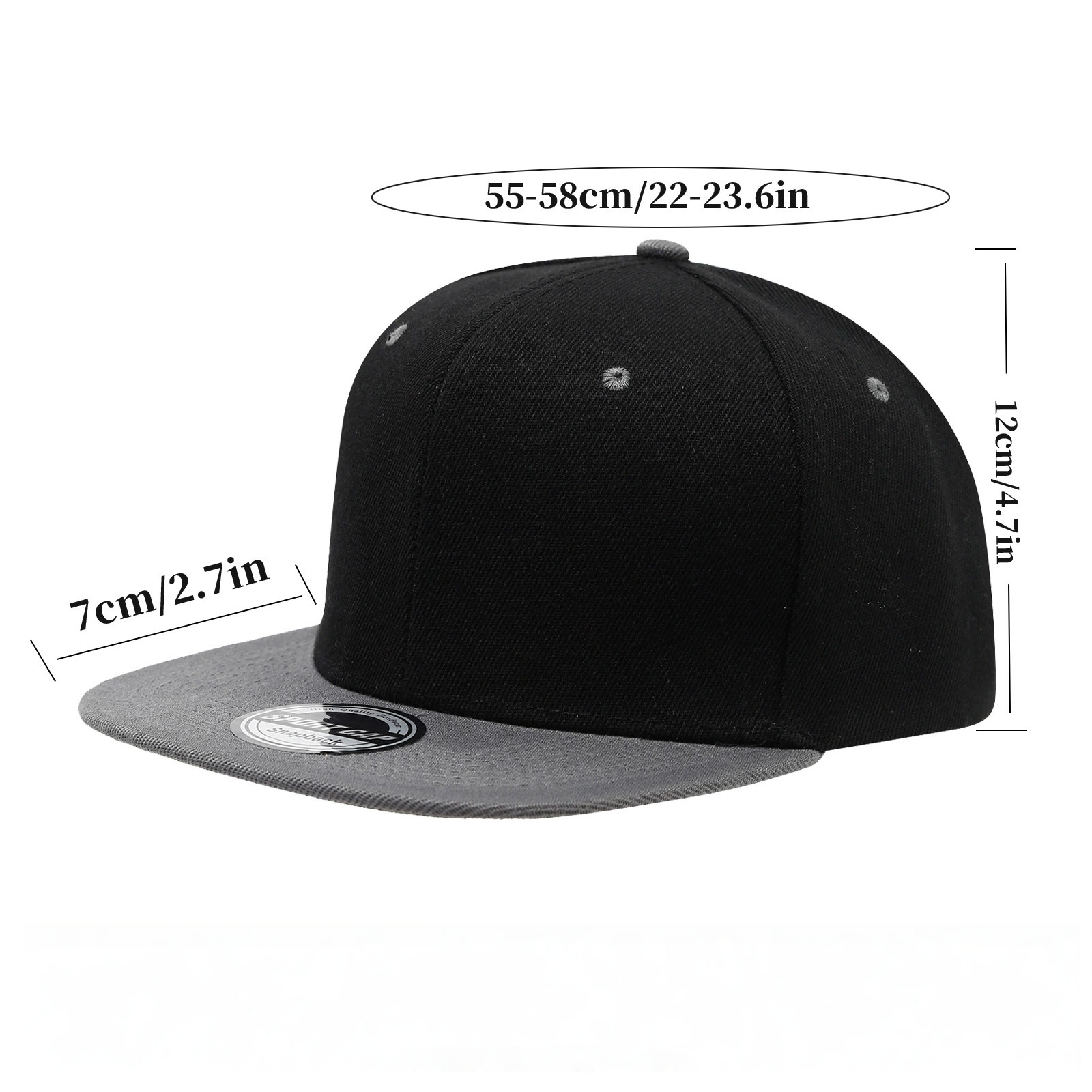 Custom Logo Snapback Caps Men  - Snapback Hat Flat reseña y precio