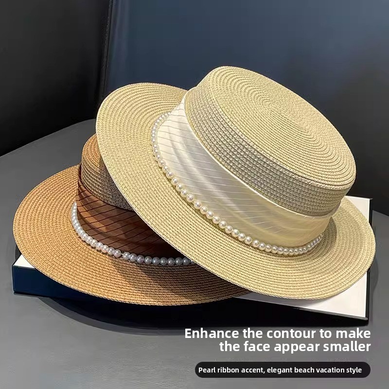 2025 New Style Hat Retro Flat  - Sun Hat Wide Brim reseña y precio