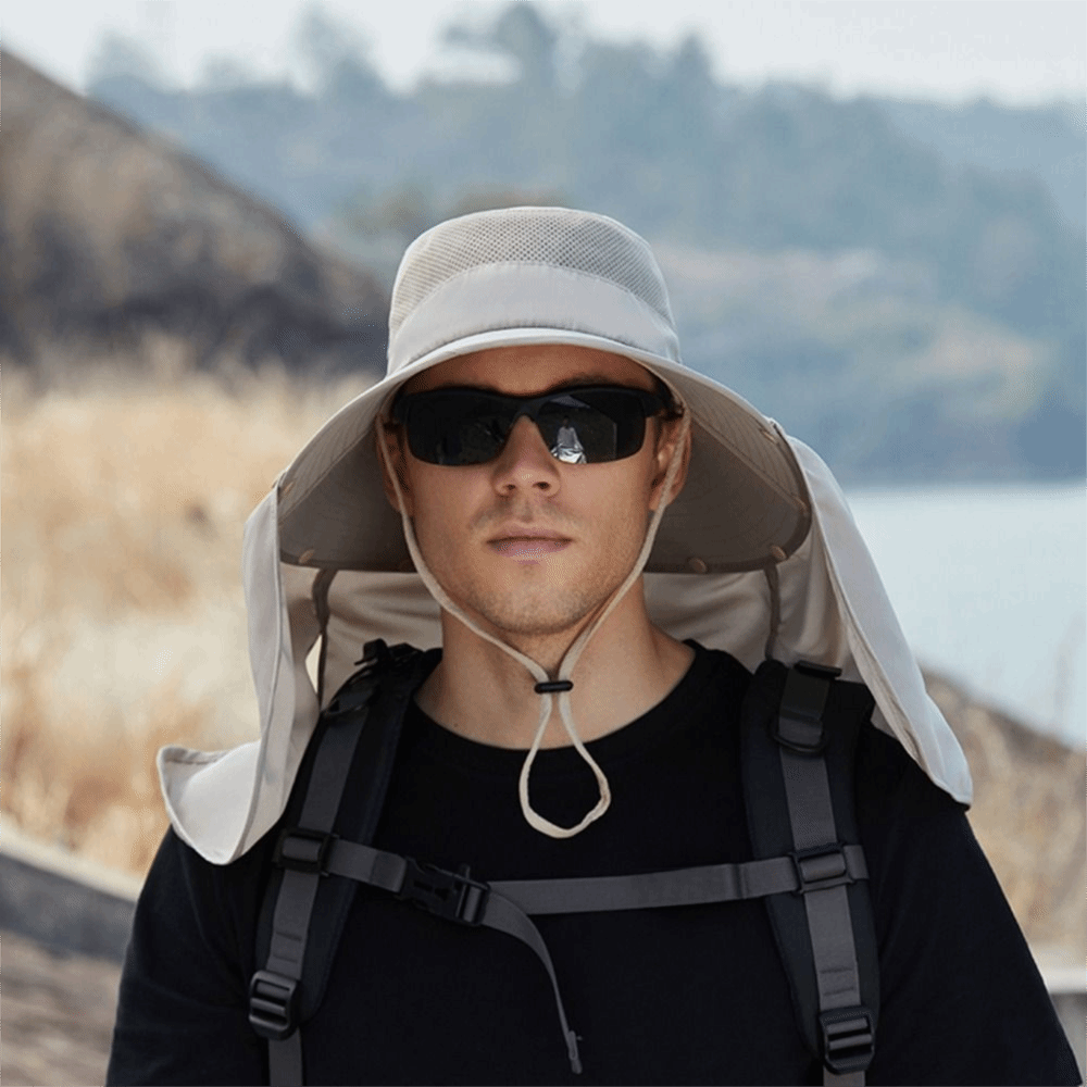 Fashion Cloth Men Sun Hat Big  - Bucket Hat Cotton reseña y precio