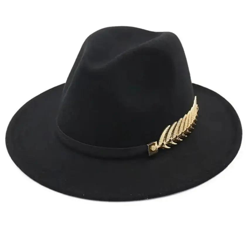 Simple Fashion Formal Occasion - Fedora Hat Wool reseña y precio