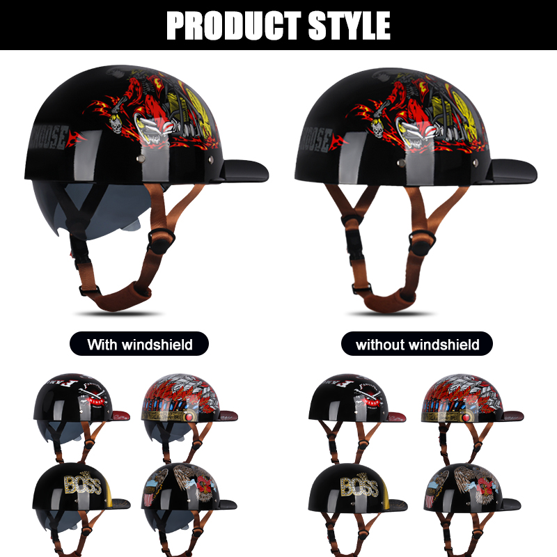 Baseball Cap Helmet Motorcycle - Baseball Cap Structured reseña y precio