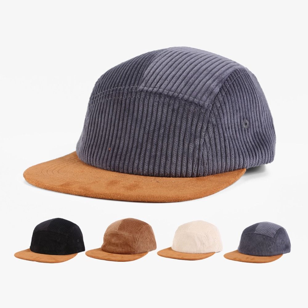 Versatile Retro Flat Brim Base - Corduroy Cap 5 Panel reseña y precio