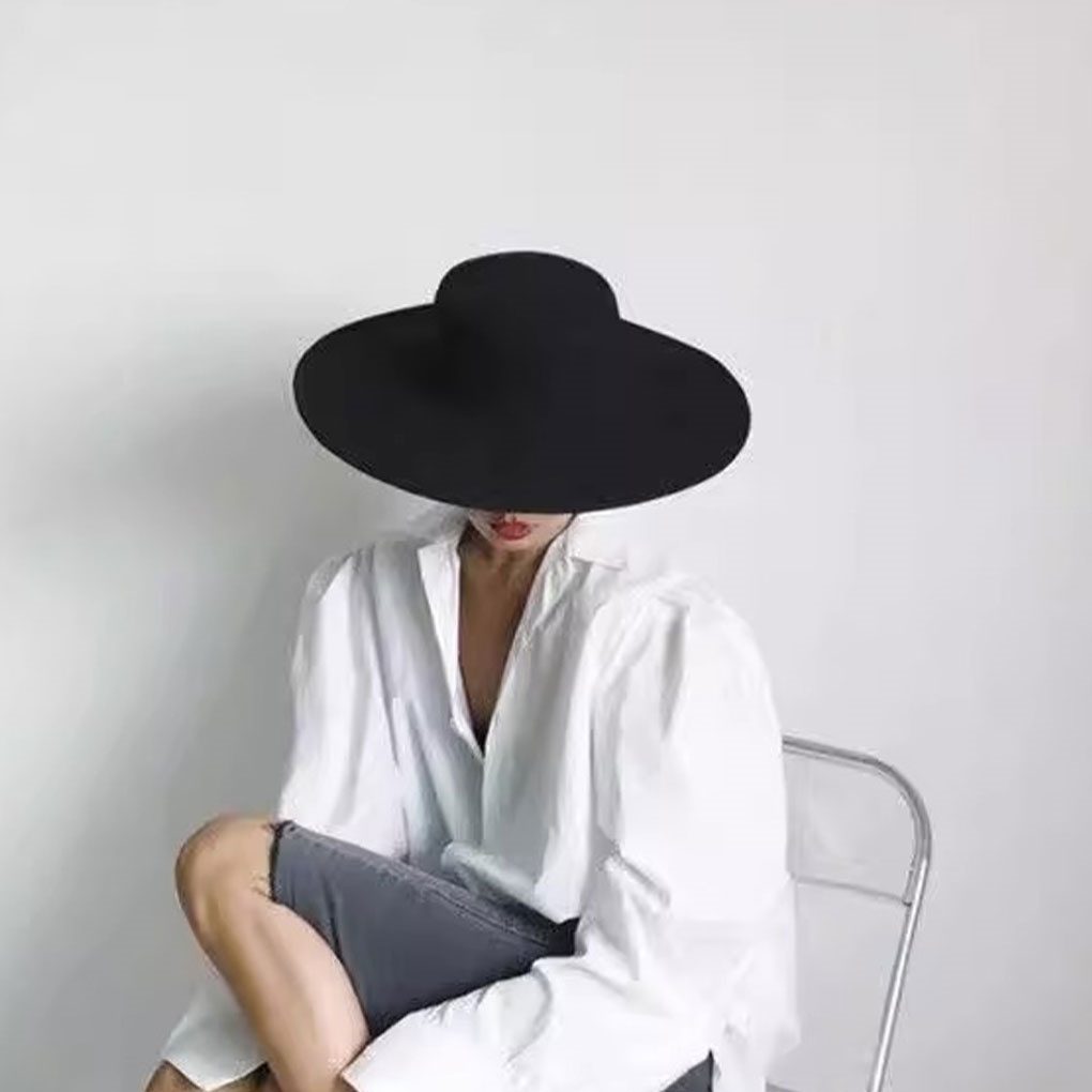 French Ladies Fedoras Top Bow  - Fedora Hat Wool reseña y precio