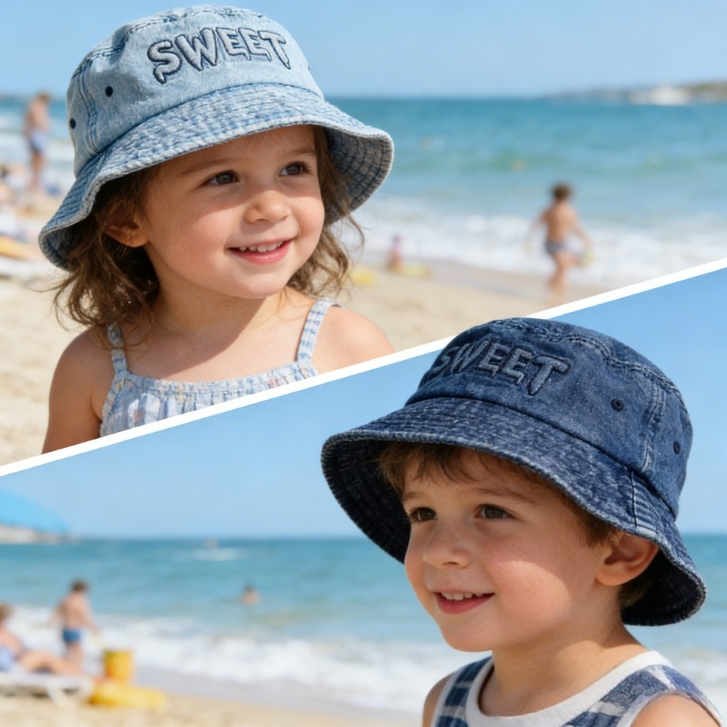 Japanese Retro Kids Bucket Hat - Bucket Hat Cotton reseña y precio