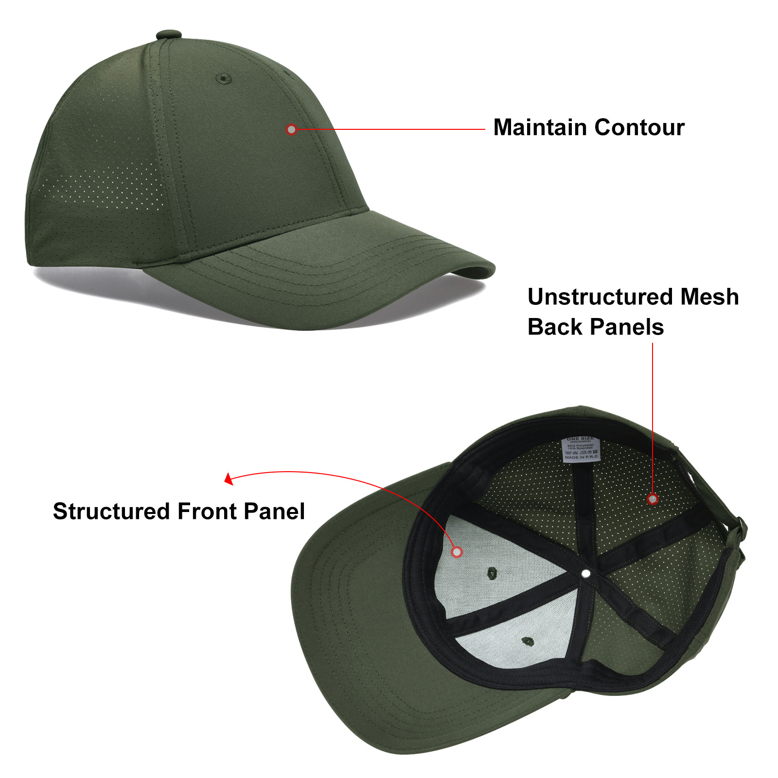 FUICUI Unisex Classic Mesh Adj - Golf Cap Dad reseña y precio