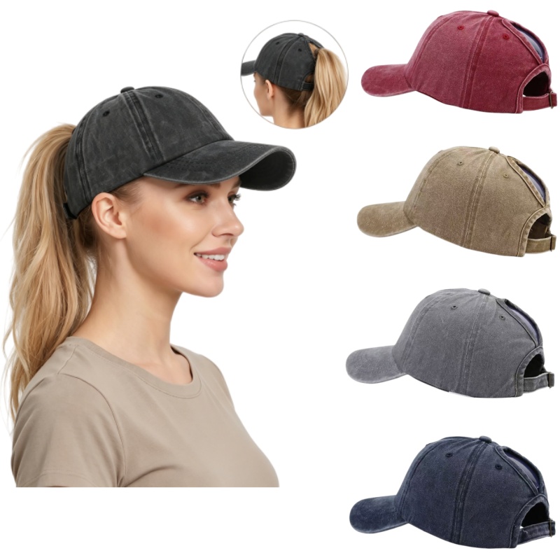 Washed Cotton Adjustable Ponyt - Golf Cap Dad reseña y precio