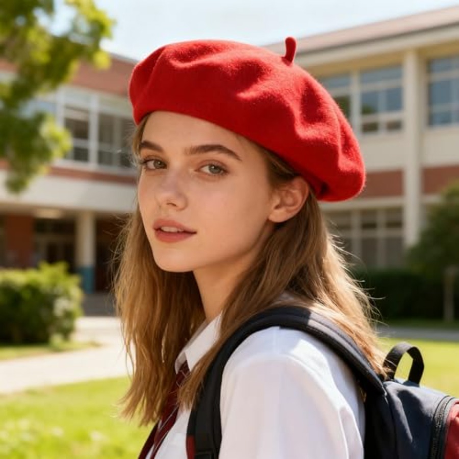 Women Beret Classic French Hat - Beret French Wool reseña y precio