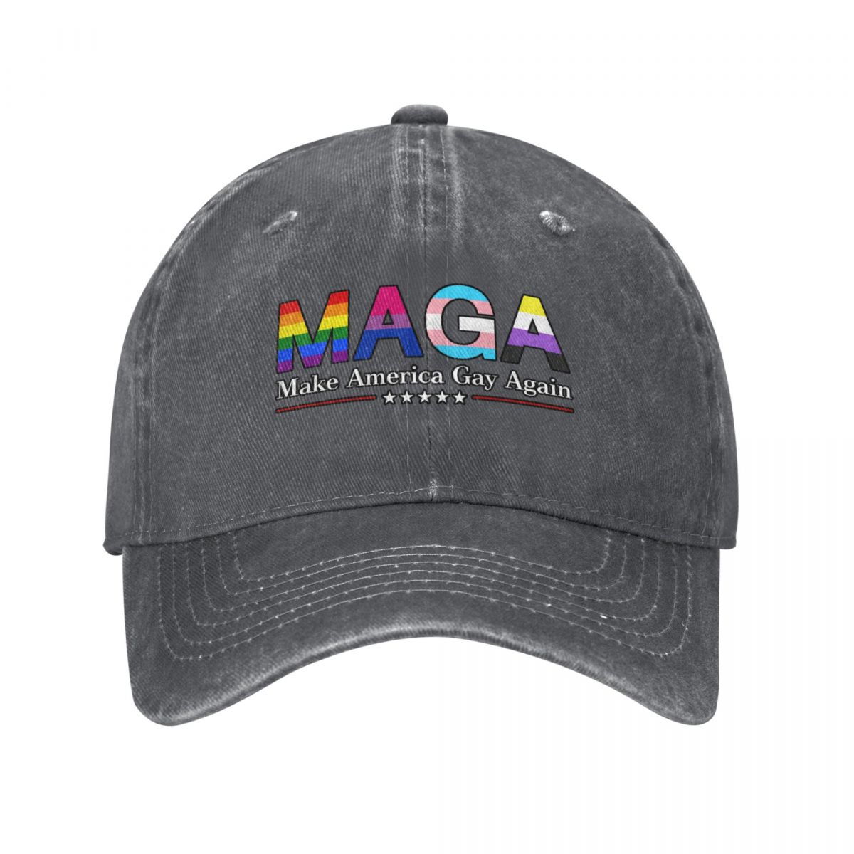 MAGA: Make America Gay Again w - Baseball Cap Structured reseña y precio