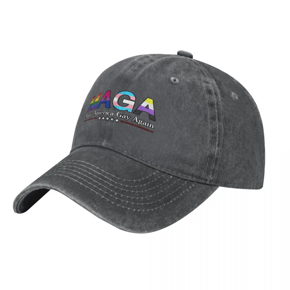 MAGA: Make America Gay Again w - Baseball Cap Structured reseña y precio
