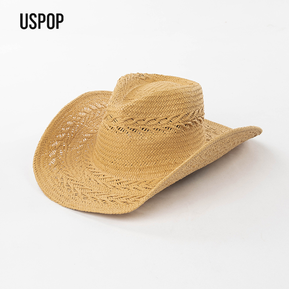 USPOP Women Summer Straw Cowbo - Cowboy Hat Straw reseña y precio