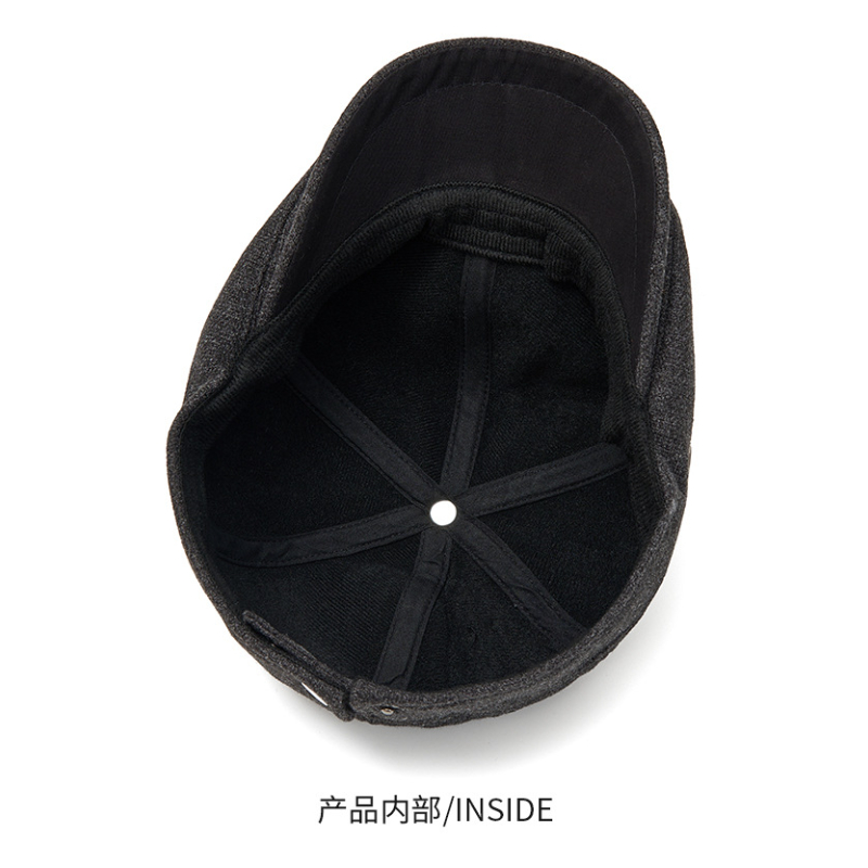 Men's Autumn Winter Wool Blend - Beret French Wool reseña y precio