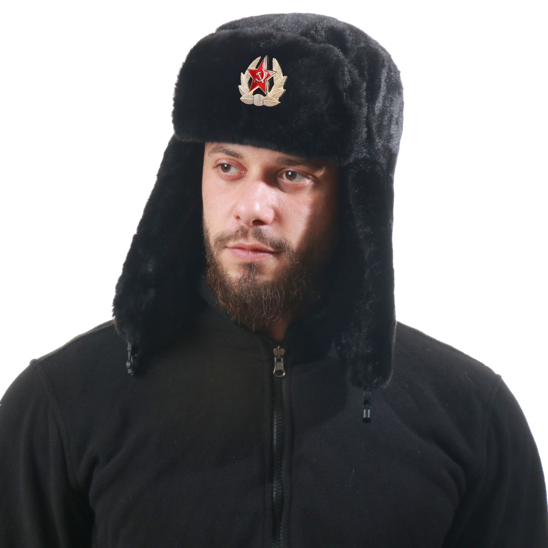 SupSindy Soviet Badge Ushanka  - Winter Trapper Hat reseña y precio