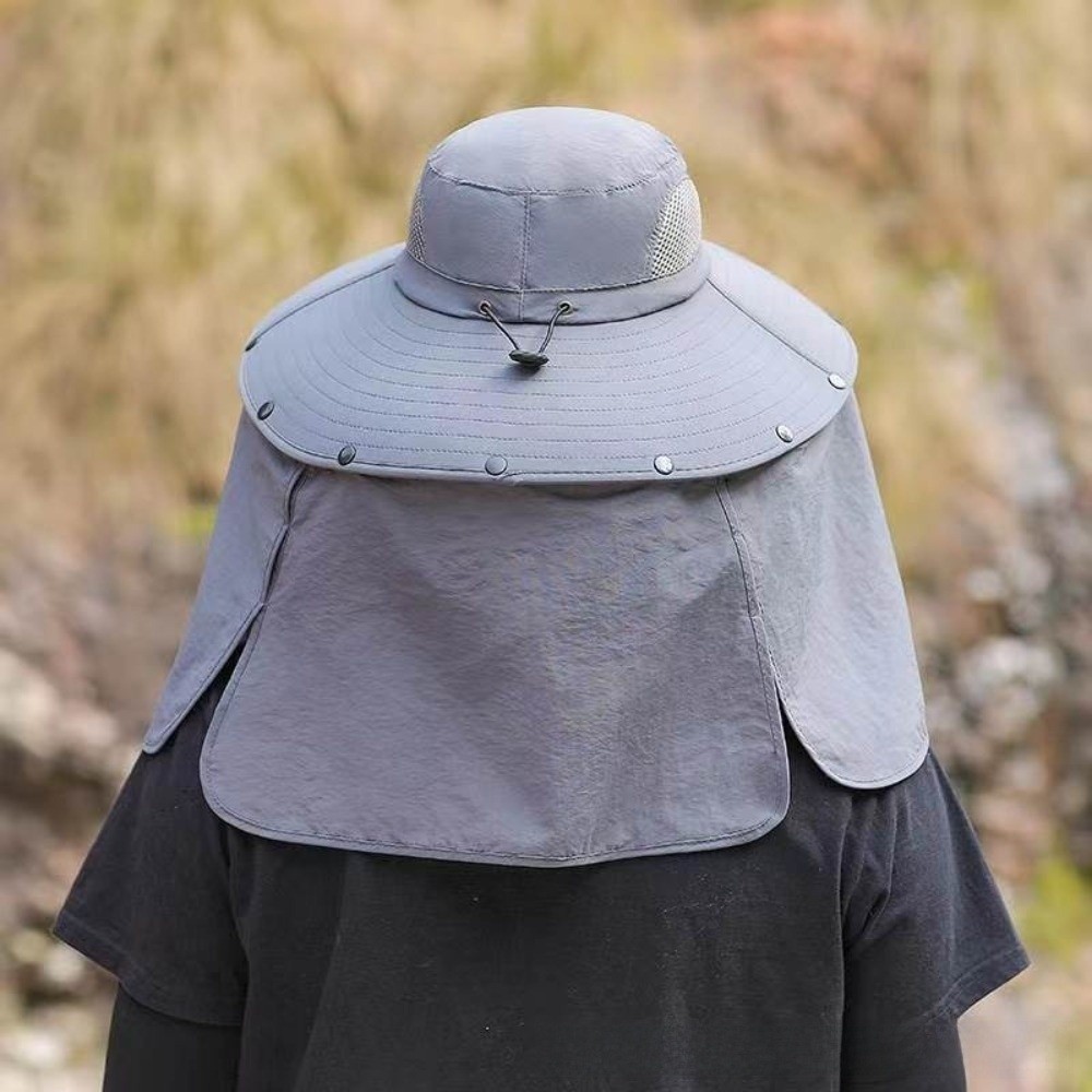 Removable Cloth Men Sun Hat Bi - Bucket Hat Cotton reseña y precio
