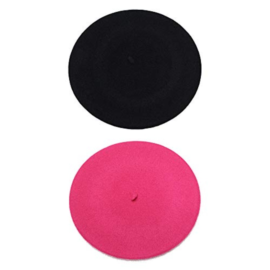 French Beret - Wool Solid Colo - Beret French Wool reseña y precio