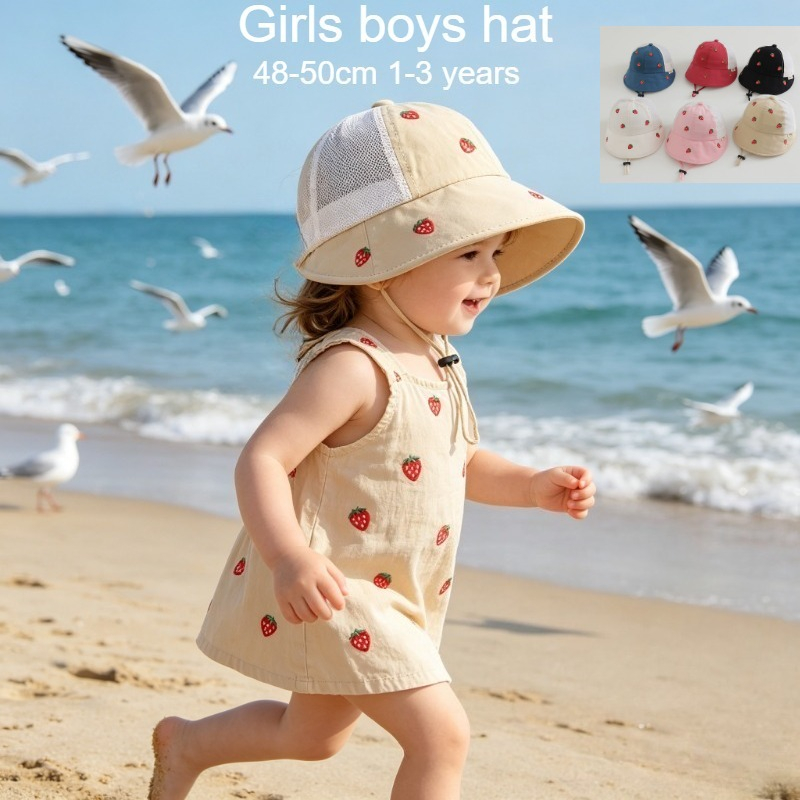 Baby Kids Summer Sun Hat 48-50 - Bucket Hat Cotton reseña y precio