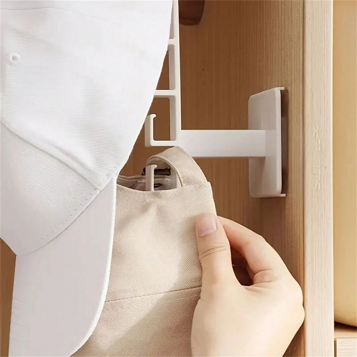 1/2/4Pcs Punch Free Hat Hanger - Baseball Cap Structured reseña y precio