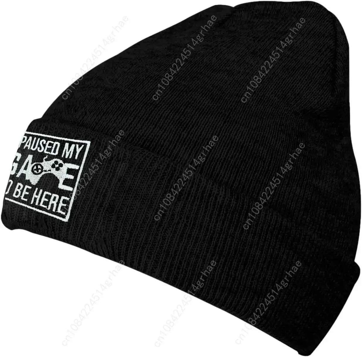 Fish Embroidery Beanie Hat Win - Beanie Cuffed Knit reseña y precio