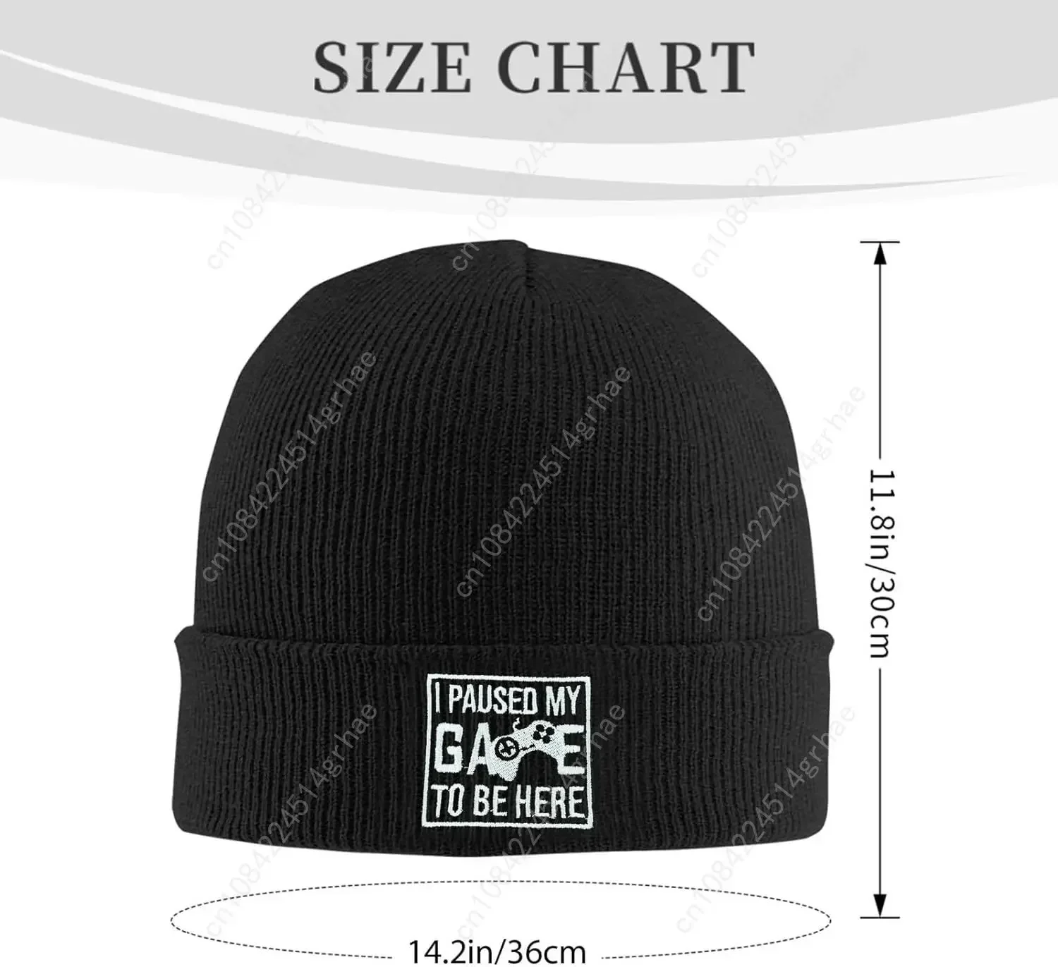 Fish Embroidery Beanie Hat Win - Beanie Cuffed Knit reseña y precio
