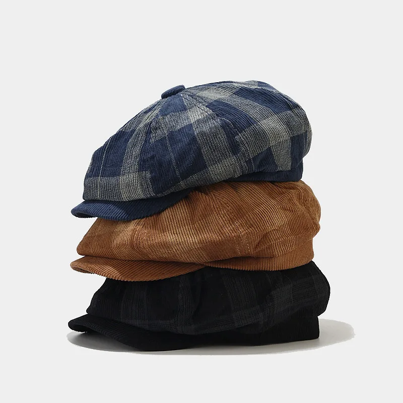 Corduroy Men Women Youth Boy G - Newsboy Cap Ivy reseña y precio