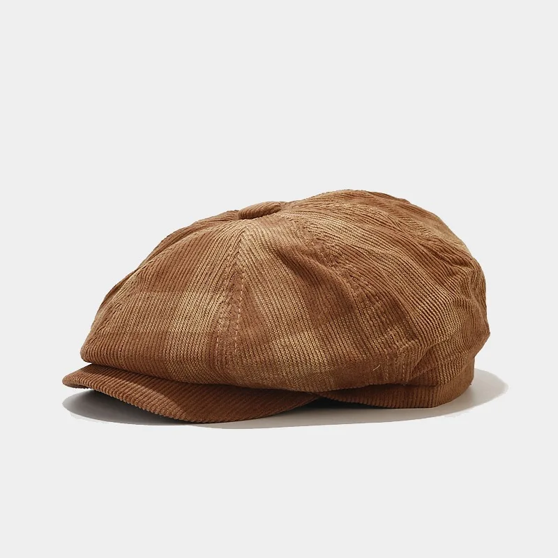 Corduroy Men Women Youth Boy G - Newsboy Cap Ivy reseña y precio