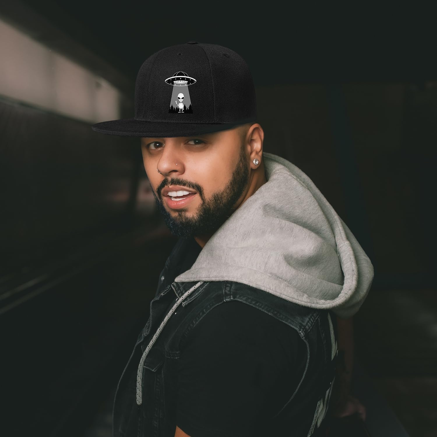 Ufo Aliens Snapback Hats for M - Snapback Hat Flat reseña y precio