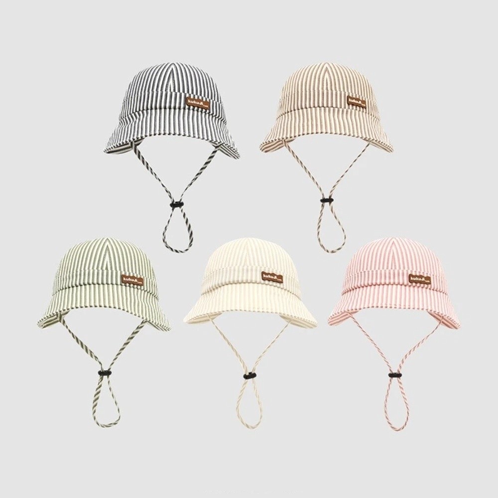New Striped Baby Bucket Hat Ad - Bucket Hat Cotton reseña y precio