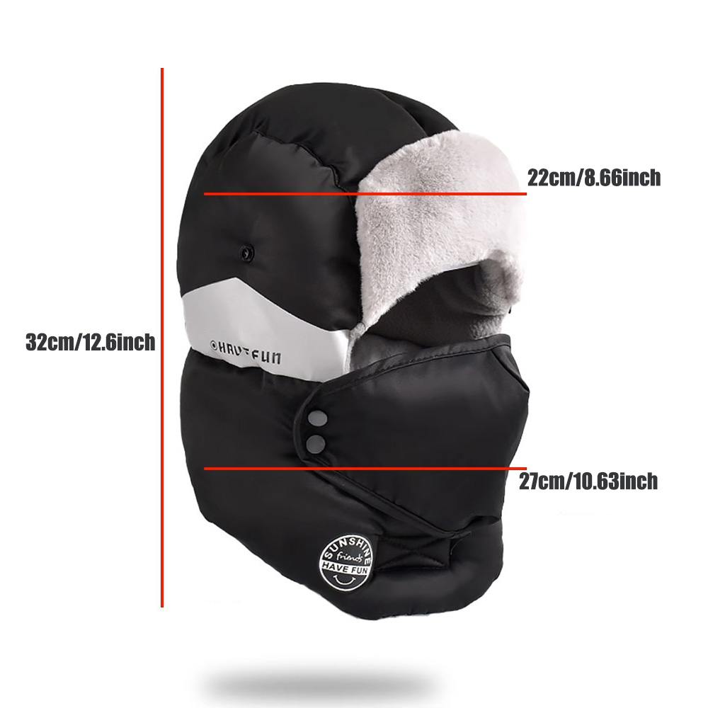 Mens Winter Ski Hat Thickened  - Winter Trapper Hat reseña y precio